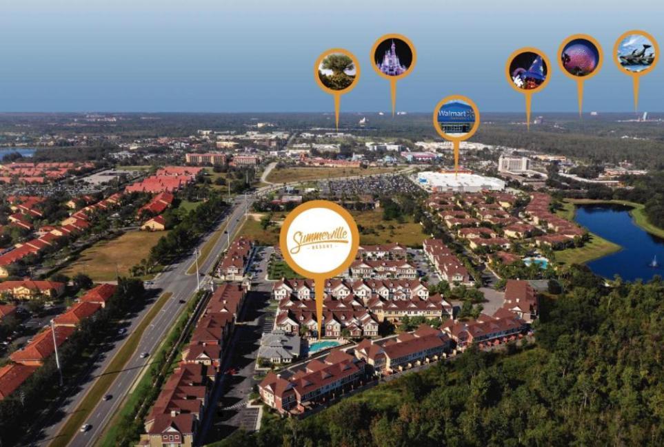 Magical Townhouse With Balcony At Summerville Resort Orlando Su7528 Four Corners Esterno foto
